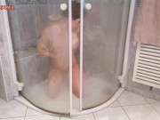 Extrem anal dildo fuck in the shower with ass to mouth 13/16