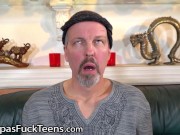 GrandpasFuckTeens A Young Lady In A Retreat Is Thirsty For Her Old Guru 1/16