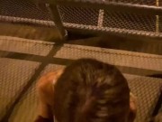 Fucked on Public Bridge and Let Everyone See!