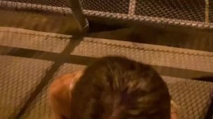 Fucked on Public Bridge and Let Everyone See!