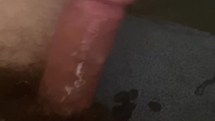 Dick Covered in Cum After Jacking Off