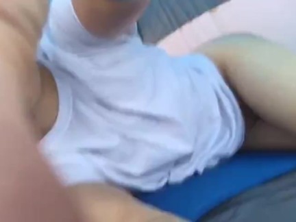 Fingering myself in a tent