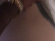 Lil white girl taking back shots 1/16