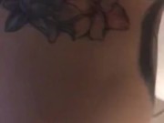 Lil white girl taking back shots 9/16