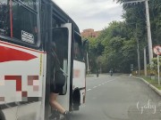 Playing a risky game in a public bus just because why not? 1/16