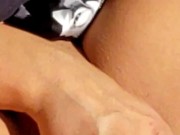 Wife Fucking Long Eggplant Outside