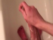 cumming in the shower