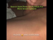 Bambi Bold Jerks Saint Peters Cock Plays With His Ass Until He Fucks And Cums On Her Asshole! 1/16