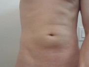 Stroking my Thick Cock Before A Hot Shower - A Hot Load for You - BigWBoy1223