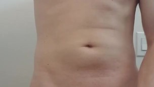 Stroking my Thick Cock Before A Hot Shower - A Hot Load for You - BigWBoy1223