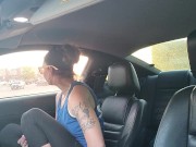 Playing at hyvee while waiting in the car 1/16