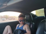 Playing at hyvee while waiting in the car 2/16