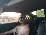 Playing at hyvee while waiting in the car 8/16