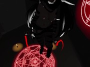 YOU SUMMON AN GOTHIC E-GIRL TO GIVE YOU A TREAT DURING HALLOWEEN 13/16