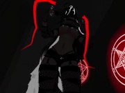 YOU SUMMON AN GOTHIC E-GIRL TO GIVE YOU A TREAT DURING HALLOWEEN 14/16