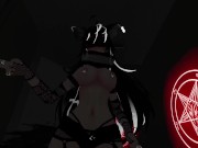 YOU SUMMON AN GOTHIC E-GIRL TO GIVE YOU A TREAT DURING HALLOWEEN 16/16