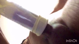 Follandome al fleshlight casero 