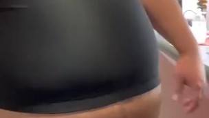 Gainer shake in tight clothes 