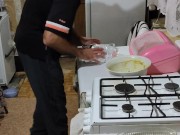 Roast chicken in the oven. 2/16