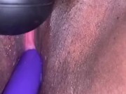 Cumming all over my toys 