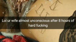 Snapchat cheating creampie\cumshot gangbang collection compilation