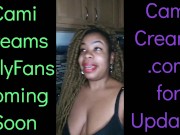 NEW Cami Creams OnlyFans Coming Soon - Ebony Black Girl BBW Big Lips Kitchen Wine Drinker Talking 8/16