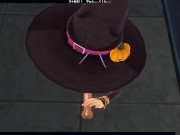 3D HENTAI POV Pumpkin girl jerking off your cock 15/16