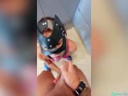 Babe Deepthroats Cock and Doggystyle in the Kitchen 15/16