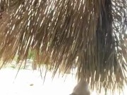 Caught Busting HUGE load on public beach