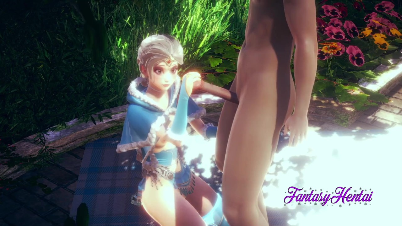 Frozen 3D Hentai - Elsa Handjob and Blowjob Cumming in her mouth - RedTube