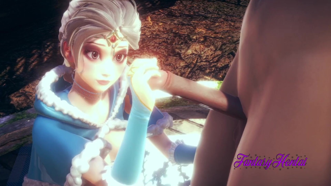 Frozen 3D Hentai - Elsa Handjob and Blowjob Cumming in her mouth - RedTube