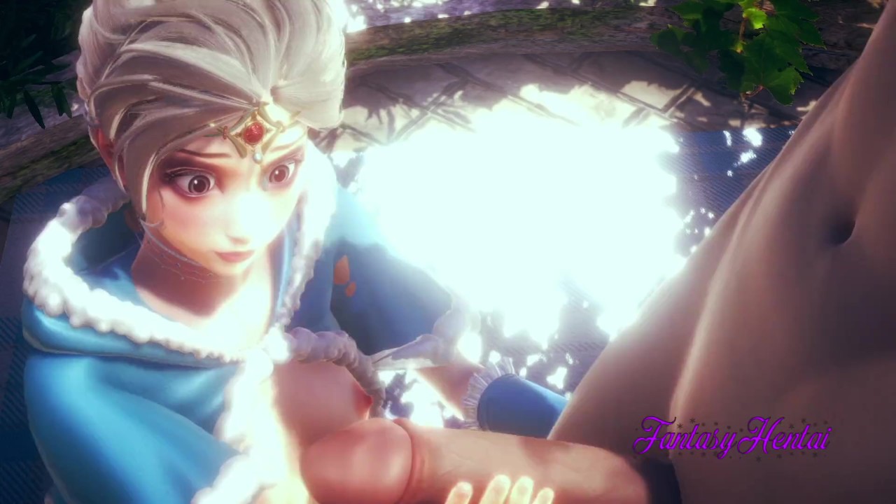 Frozen 3D Hentai - Elsa Handjob and Blowjob Cumming in her mouth - RedTube
