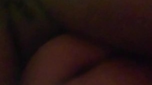 Fucking my dildo and squirting on my phone 