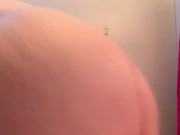 Phat ass bouncing on dildo 