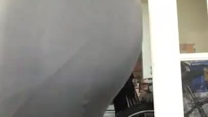 Feeling my brand new womens spandex leggings