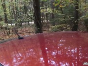 First Forest Date With Tinder Babe! and she immediately let me fuck her tight pussy | Autumn vibes 7/16