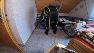 Mister Blowup - MD Latex Heavy Rubber Blowupsuit - Inflatable Cyborg
