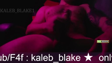 Kaleb_Blake1 jerks off before going to bed and cums a lot.