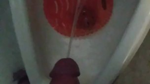 Watch me piss in a dark public restroom
