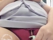 Nurse masturbation with toy พยาบาลขี้เงี่ยนกับโลมาน้อย 11/16
