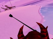 Horny Devil's Sexy Moans on the Beach 9/16