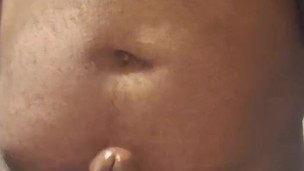 Jacking off in hotel bath room