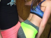 Step Brother Cums In My Wet Panties And New Leggings