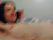 No Talking, Just Moaning Phone Sex Slut Camgirl Plays with Clitoris & Hairy Pink Pussy 7/16