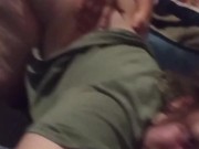 I let my biggest fan have sex with me. He fucked me so good and creampied me again. He loves my ass 2/16