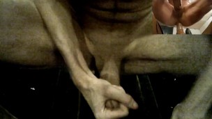 The long lost 2nd camera footage from "Bigtallman Fuck's A 9 Inch Dildo"