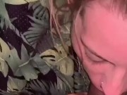 Pleasing daddy and his cock with my throat 9/16