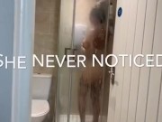 PERV WATCHES ME SHOWER 