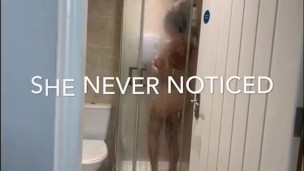 PERV WATCHES ME SHOWER 