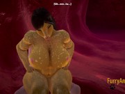 Furry Hentai 3D Yiff - Vore Kangaroo & Human Wolf sex in stomatch 13/16